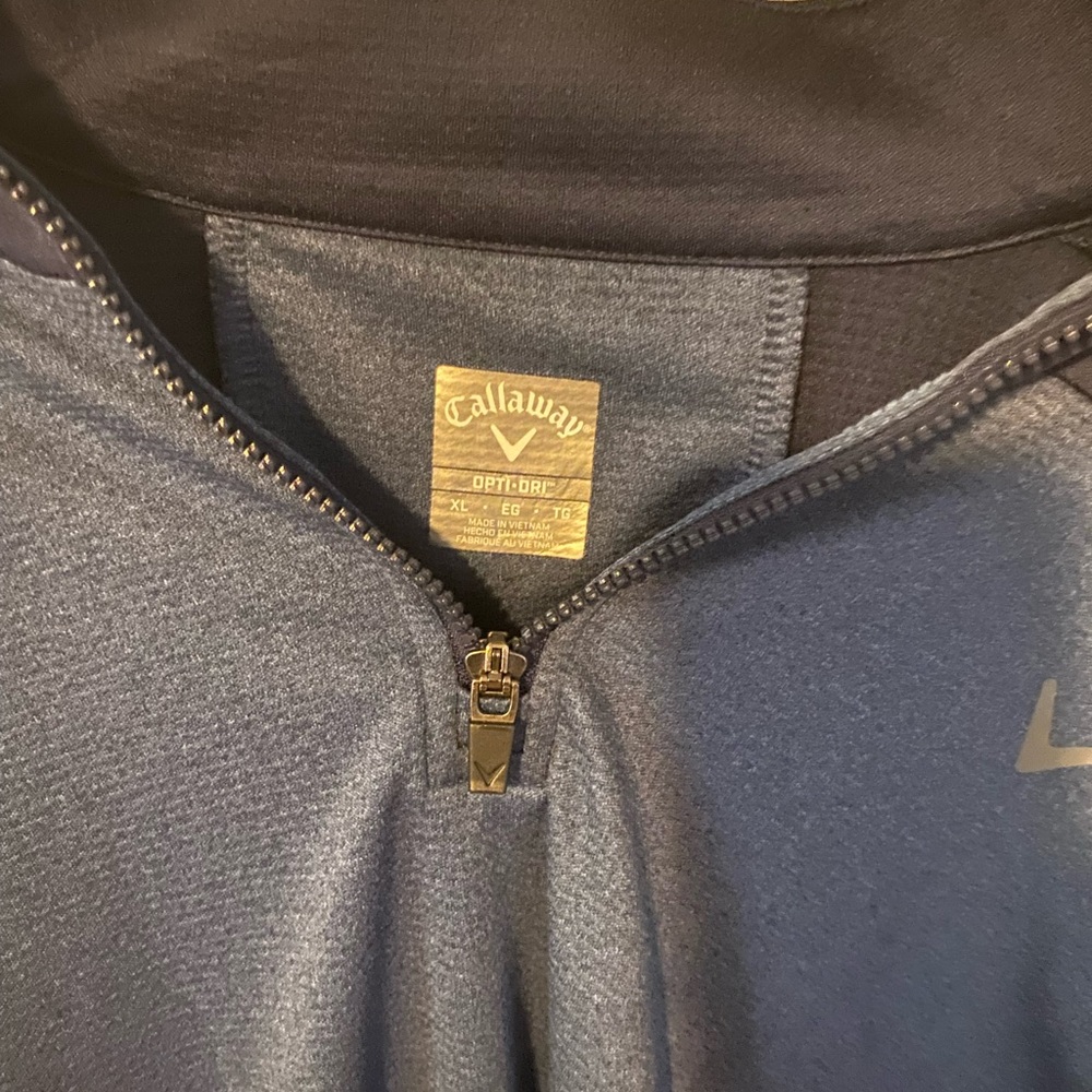 Callaway Navy Quarter-Zip Jacket